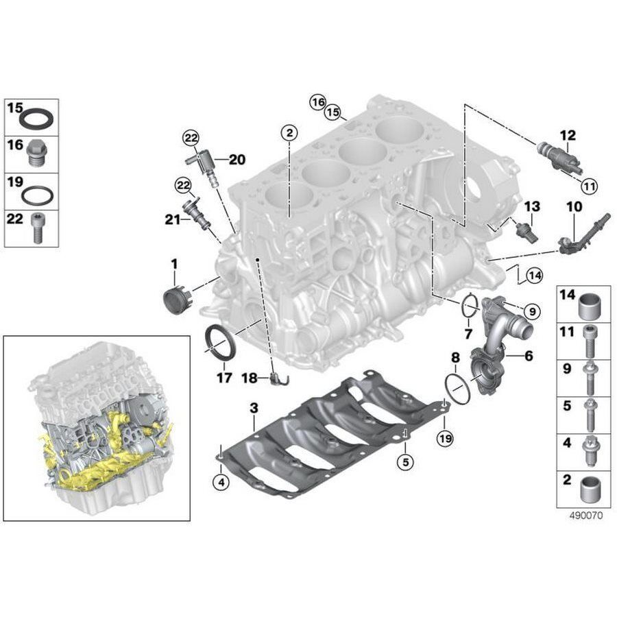 IOE-BMW BMW 11428490015 VALF BMW G20-G21-G30-G31-G32-X3 G01-X4 G02-X5 G05
