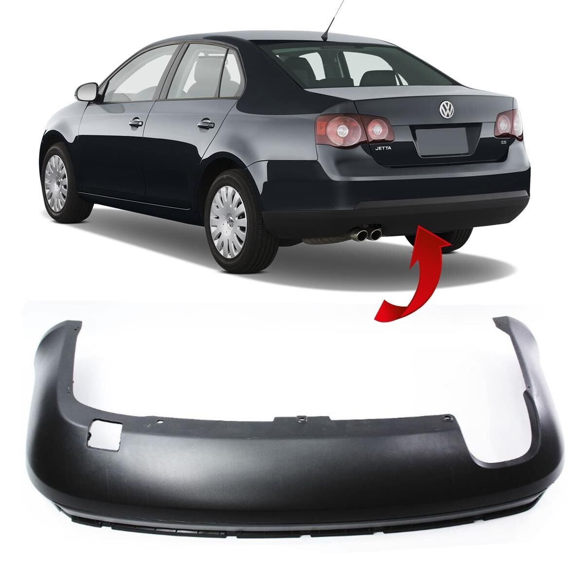 TAMPON SPOYLERİ ARKA JETTA 2005-2010