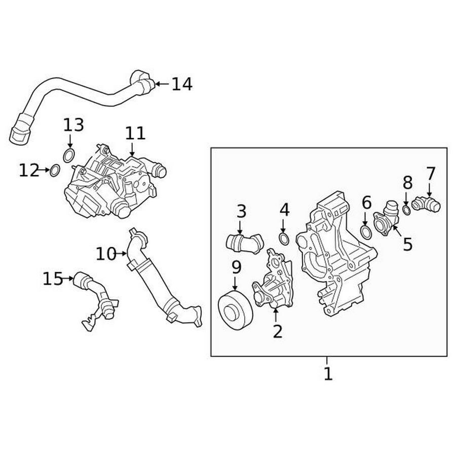 IOE-BMW 11518482254 HORTUM DEVIRDAIM TERMOSTAT ARASI BMW G20-G21-G28-G30-G31-G32-G38-G11-G12-X3 G01-X4 G02-X5 G05