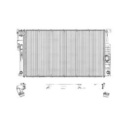 VALEO 17117618807 SU RADYATÖRÜ BMW F20-F20 LCI-F21-F21 LCI-F22-F30-F30 LCI-F31-F34-F35-4F32-F33-F36