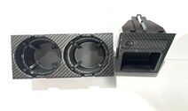 BARDAKLI VE MADENİ PARA KUTUSU (SET-KARBON FIBER) BMW E46 98>04
