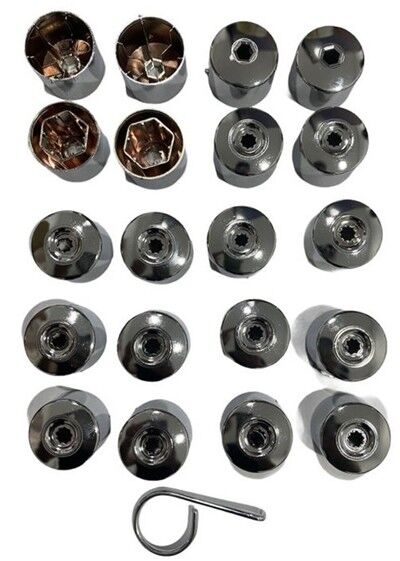 BİJON KAPAK SETİ FULL KROM 16 NORMAL +4 ŞİFRELİ SEAT VE AUDİ