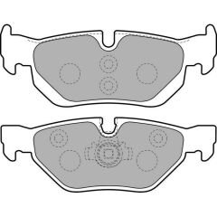 BOSCH 34216774692 FREN BALATASI ARKA BMW E81-E82-E87-E88-E90-E90 LCI-E91-E91 LCI-E92-E92 LCI-E93-E93 LCI-X1 E84
