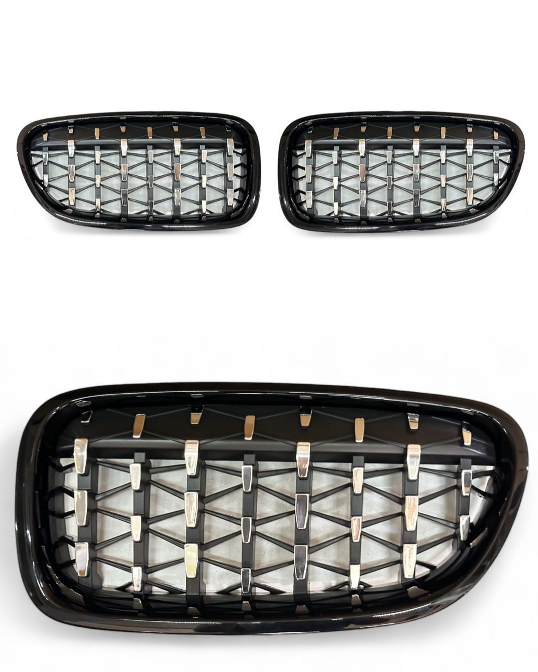 PANJUR SİYAH ÇERCEVE KENARLI KROM NOKTALI (SET & Z4 STYLE) BMW F10 10>13