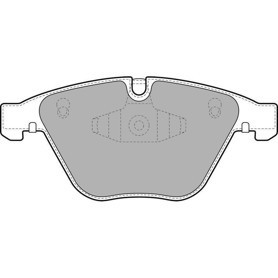 BOSCH 34116780711 FREN BALATASI ÖN BMW E90-E90 LCI-E91-E91 LCI-E92-E92 LCI-E93-E93 LCI-X1 E84