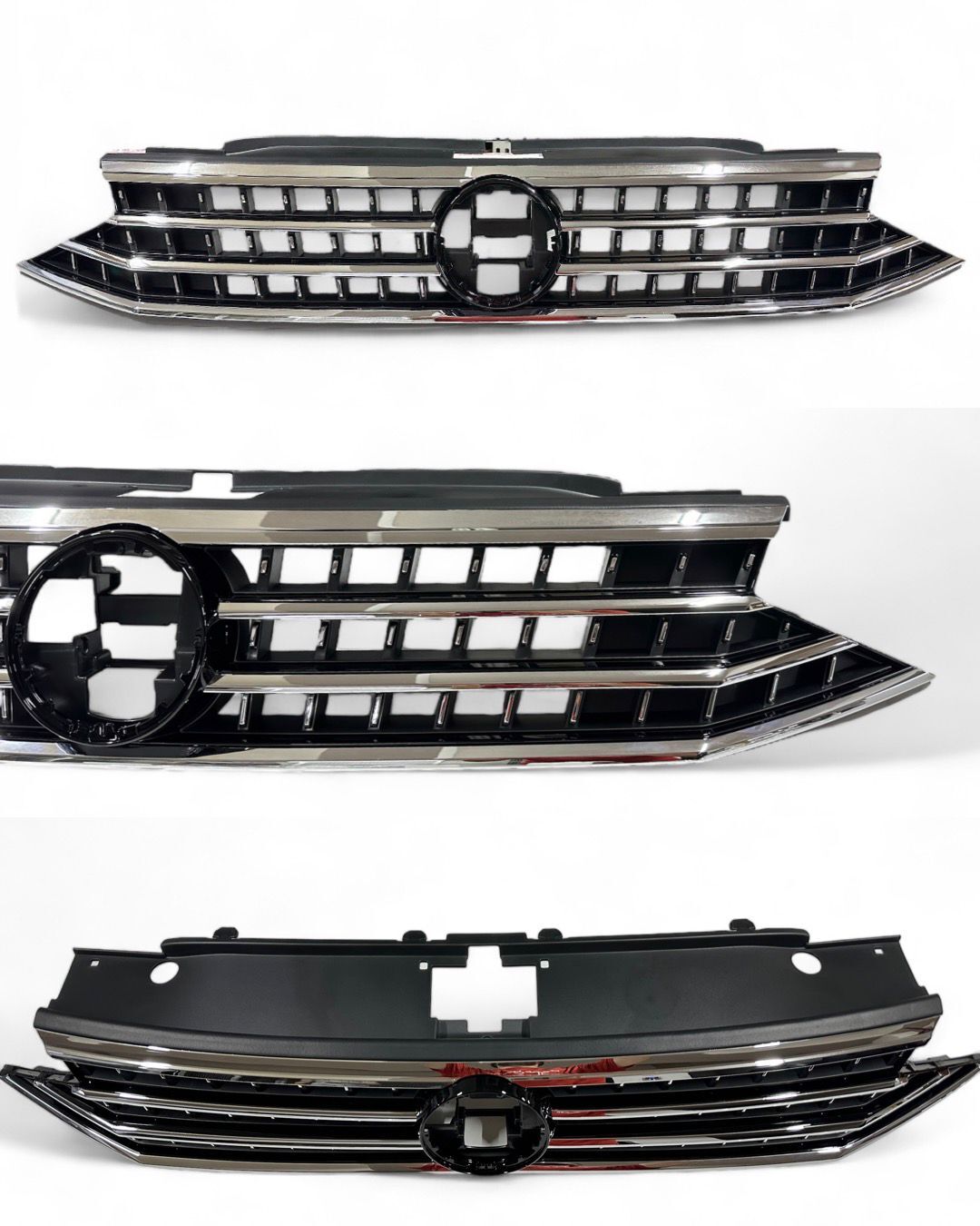 ÖN PANJUR FULL KROM PARLAK SİYAH R LİNE  PASSAT B9 2019-2024