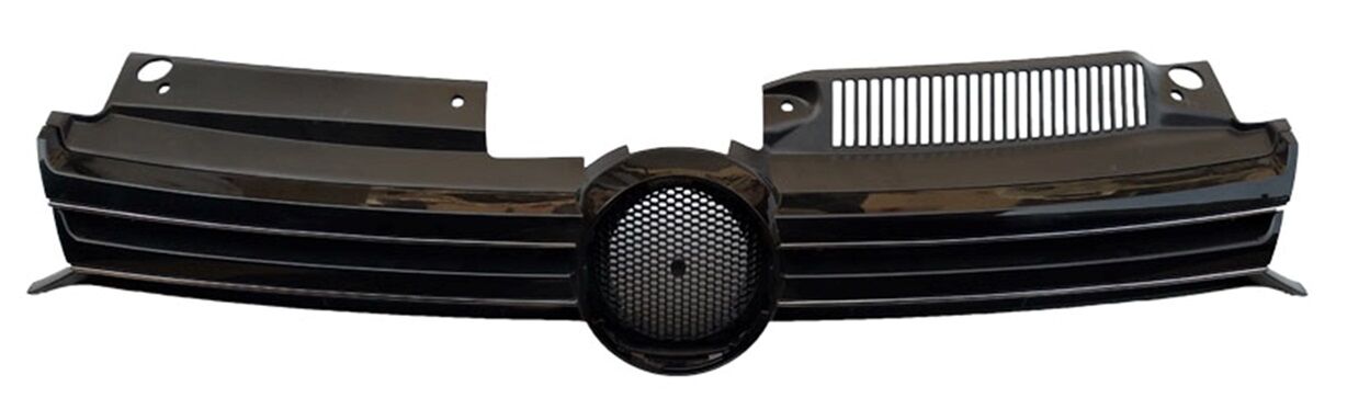 ÖN PANJUR ÇİFT KROM ÇİZGİLİ PARLAK SİYAH GOLF6 2009-2013
