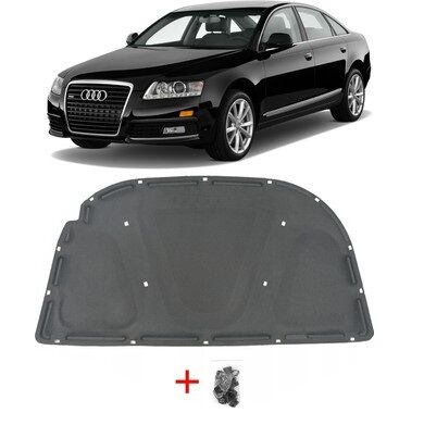 MOTOR KAPUT KEÇESİ KLİPSLİ 1.Kalite-AUDİ A6 2005-2011
