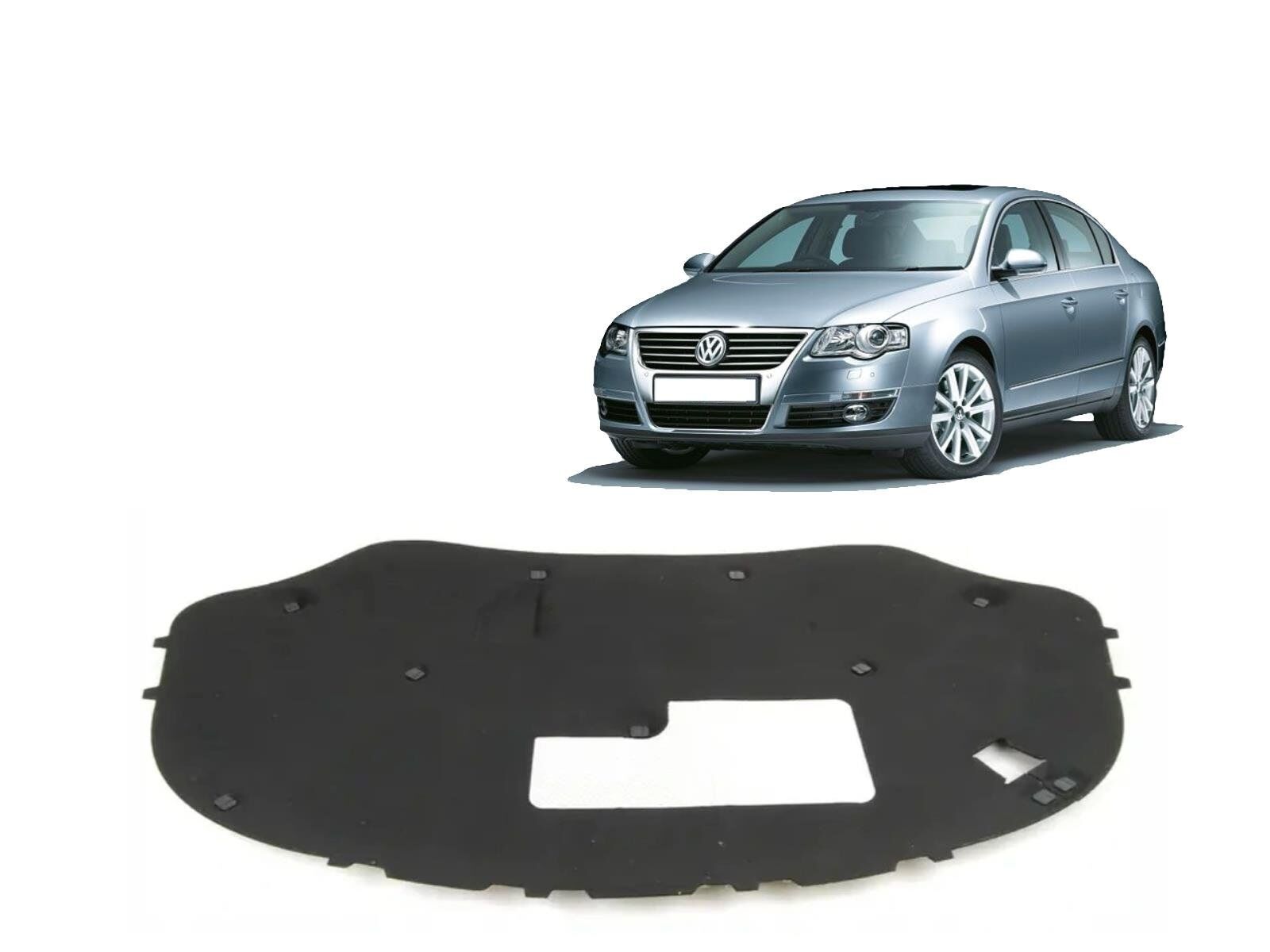 MOTOR KAPUT KEÇESİ KLİPSLİ 1.Kalite-PASSAT 2005-2011