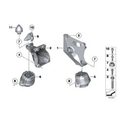 FEBI 22116787658 MOTOR TAKOZU SAG BMW F20/21/30/31/32/34/35
