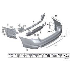 IOE-BMW BMW 51127385755 TAMPON ARKA FOLYO : L BMW G30-G31