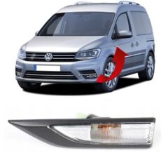 ÇAMURLUK SİNYALİ SİYAH SOL AMPÜLLÜ DUYLU  CADDY 2016-2020